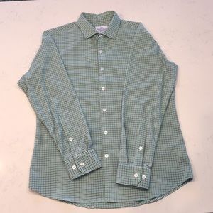 Green check Mizzen+Main Large Trim Fit